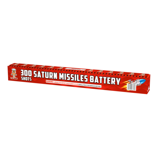 300 SHOT SATURN MISSILE - Pyro Junkie Fireworks